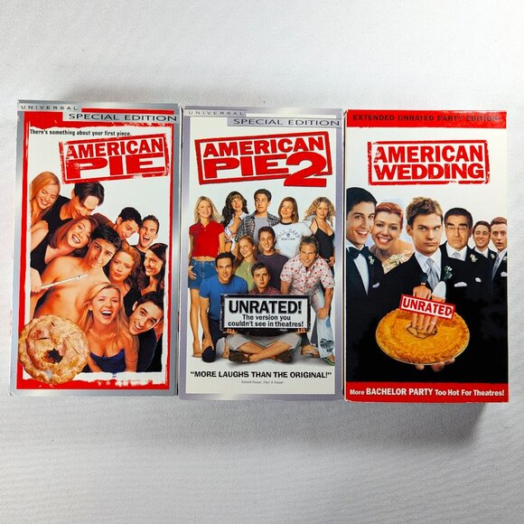 American Pie trilogy VHS special edition and party edition - Picture 1 of 9